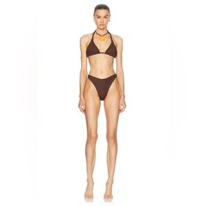 Hunza G Brown Bikini
